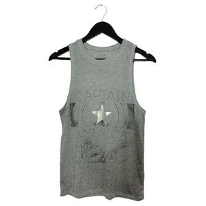 Marvel Captain America Star Graphic Tank Top Size Medium Fandom Superhero